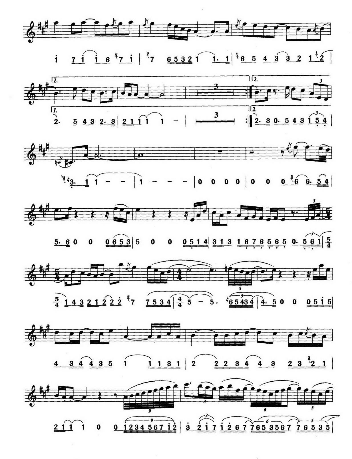 回家薩克斯譜_對(duì)照版_2 回家薩克斯譜_對(duì)照版_2